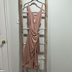 Reformation Dusty Rose Midi Dress